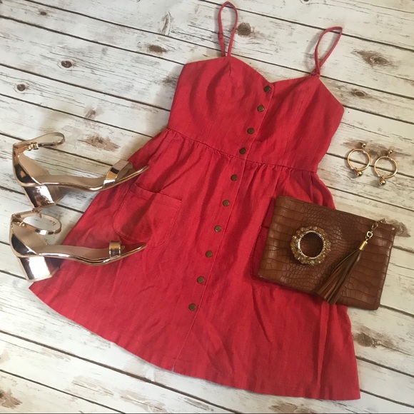 Urban Outfitters Dresses & Skirts - Urban Outfitters Red Summer Dress - Medium
